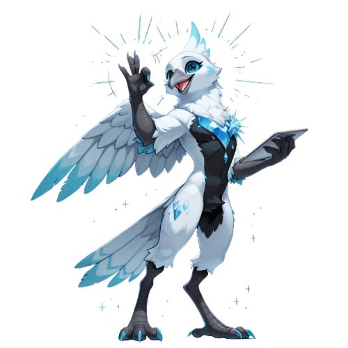 ThawHawk mascot illustration